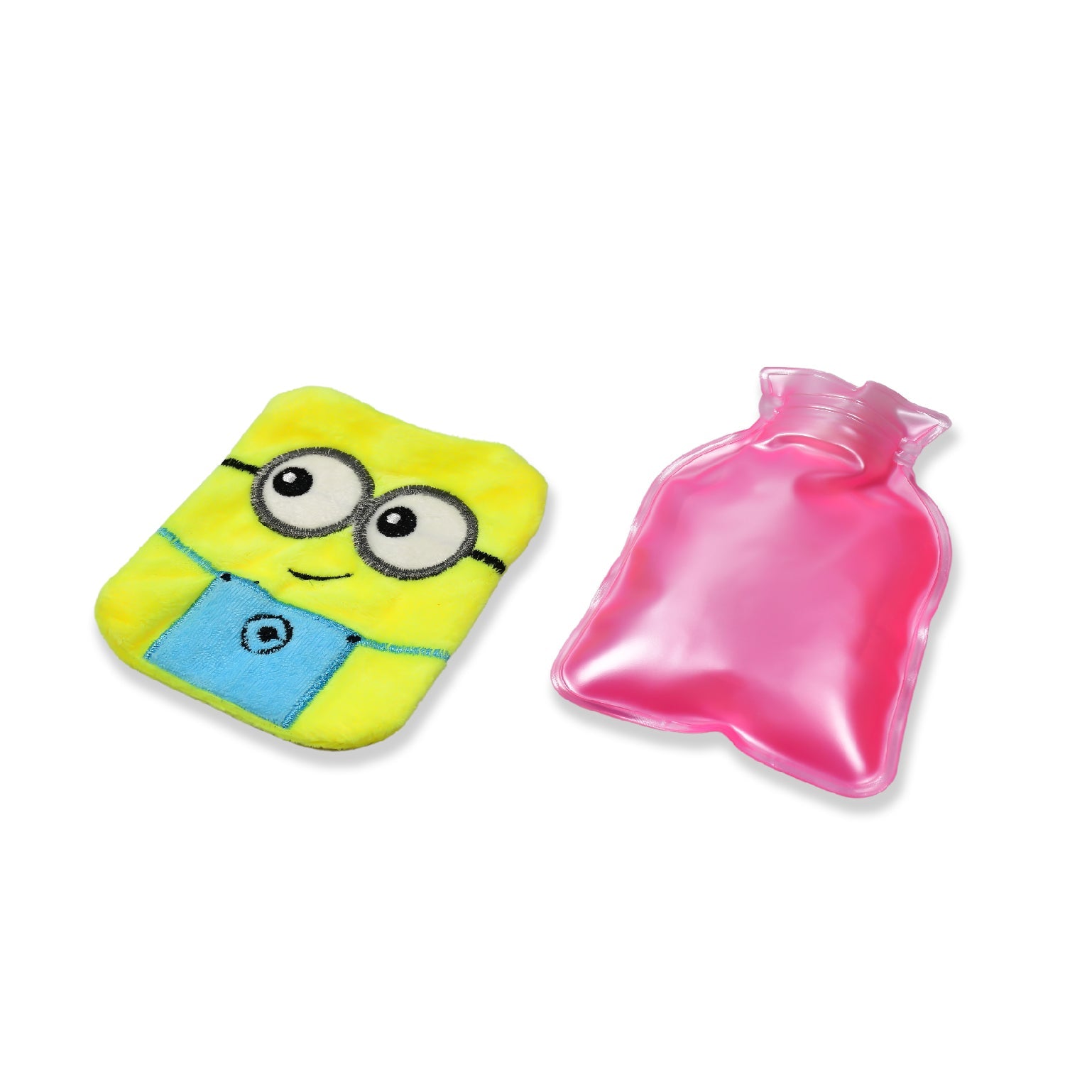 6507 2Eye Minions small Hot Water Bag with Cover for Pain Relief, Neck, Shoulder Pain and Hand, Feet Warmer, Menstrual Cramps. DeoDap 6507 2Eye Minions small Hot Water Bag with Cover for Pain Relief, Neck, Shoulder Pain and Hand, Feet Warmer, Menstrual Cramps. DeoDap